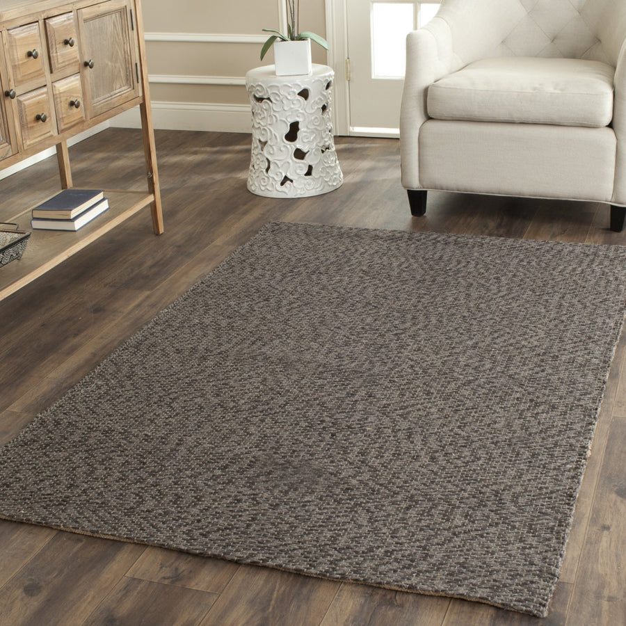 SAFAVIEH Natural Fiber NF448A Handwoven Grey / Grey Rug Image 1