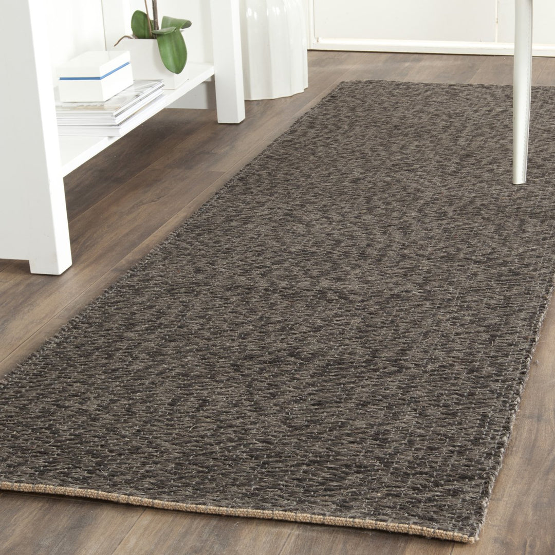 SAFAVIEH Natural Fiber NF448A Handwoven Grey / Grey Rug Image 2