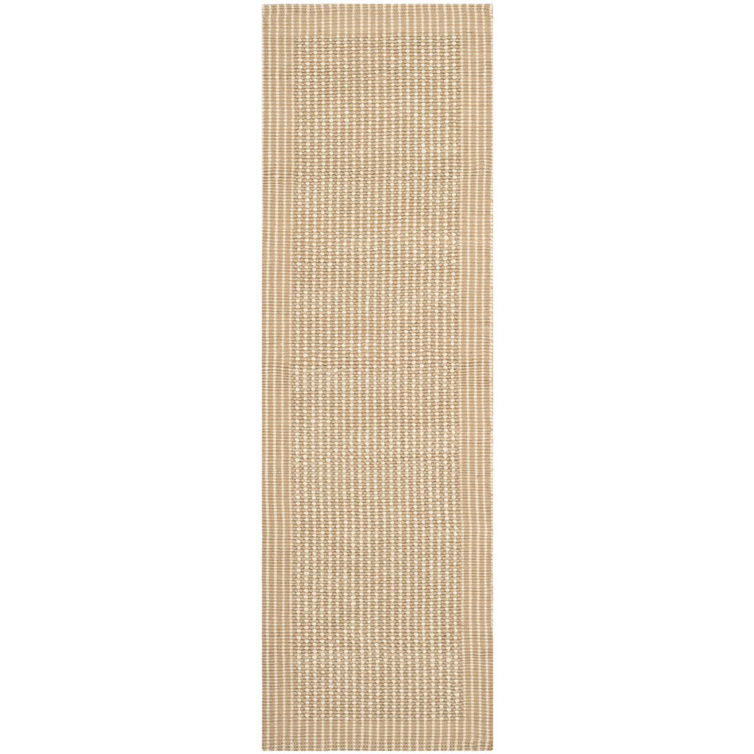 SAFAVIEH Natural Fiber NF449A Handmade Ivory / Beige Rug Image 1