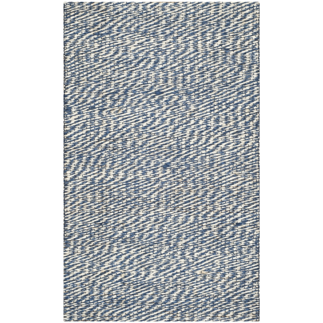 SAFAVIEH Natural Fiber NF448C Handwoven Blue / Ivory Rug Image 6