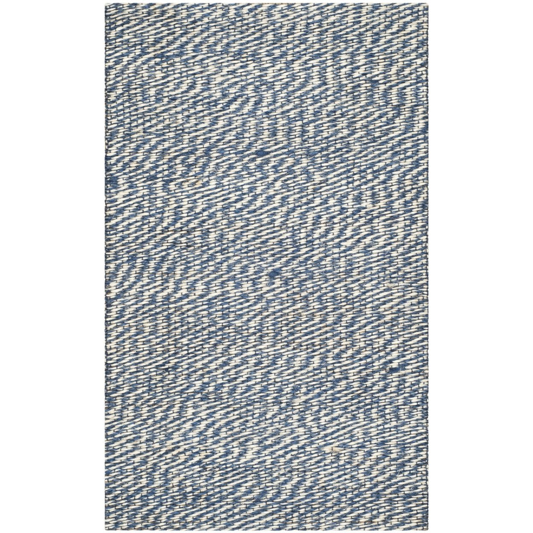 SAFAVIEH Natural Fiber NF448C Handwoven Blue / Ivory Rug Image 1