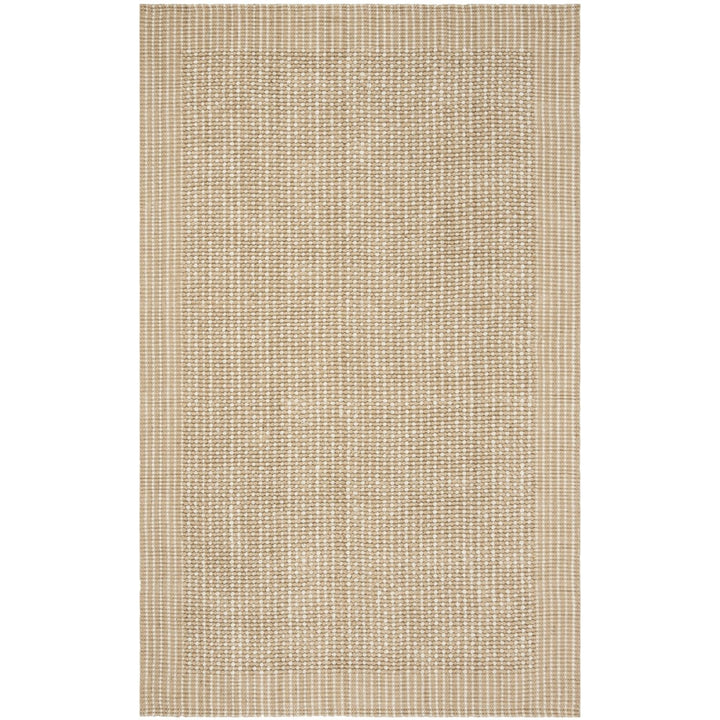 SAFAVIEH Natural Fiber NF449A Handmade Ivory / Beige Rug Image 1