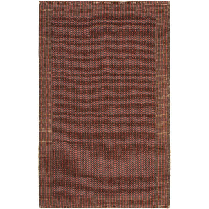 SAFAVIEH Natural Fiber NF451A Handmade Brown / Rust Rug Image 1