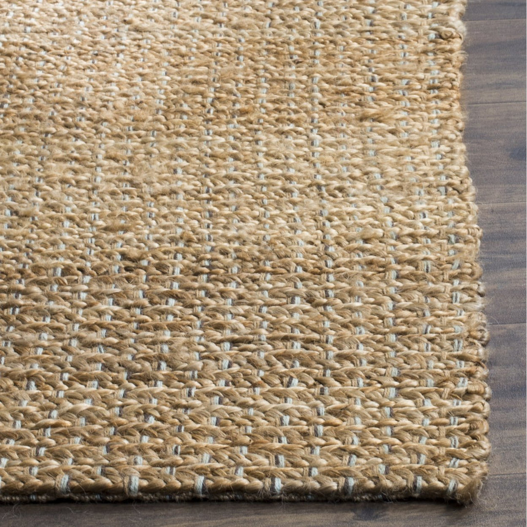 SAFAVIEH Natural Fiber NF452A Light Blue / Natural Rug Image 5