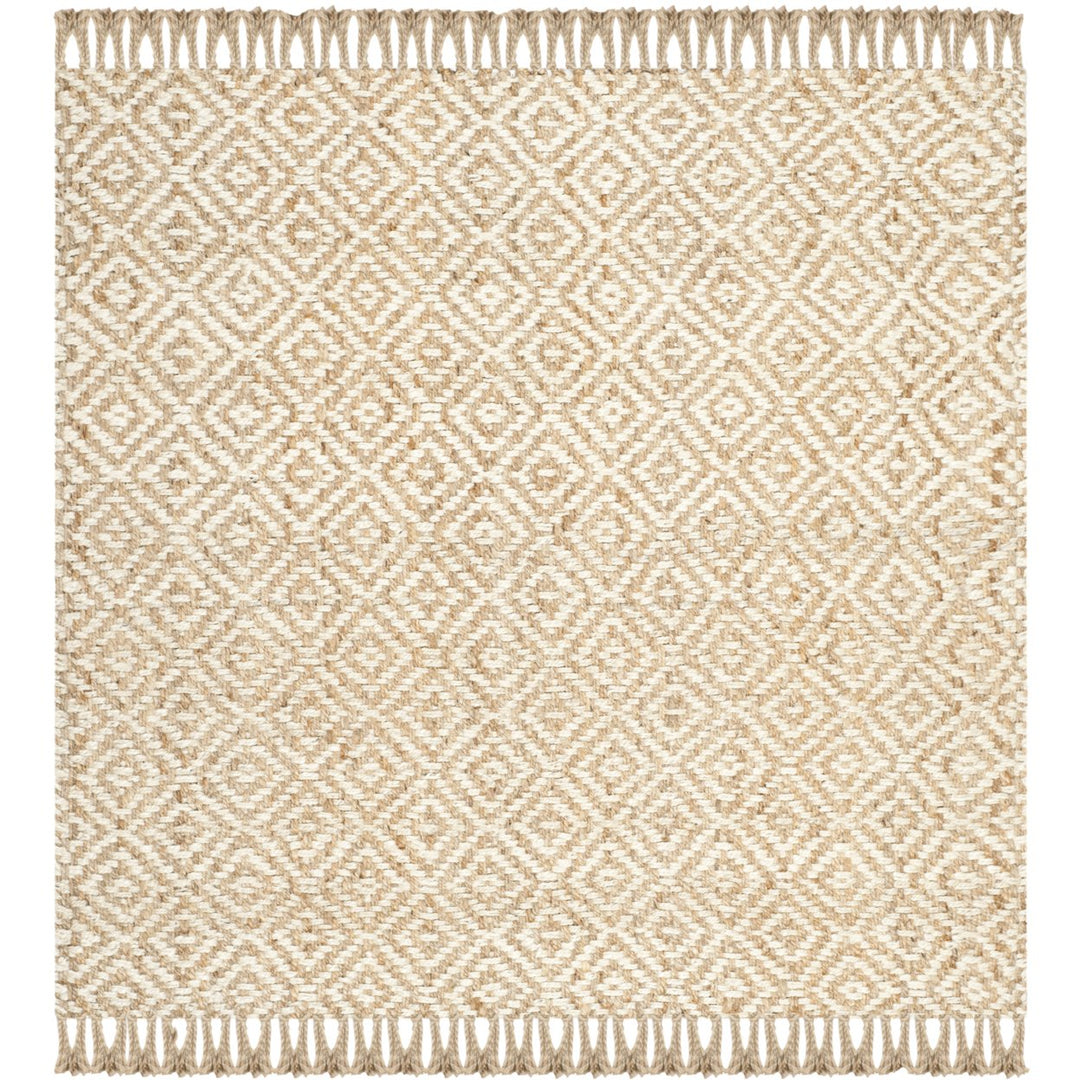 SAFAVIEH Natural Fiber NF450A Natural / Ivory Rug Image 1