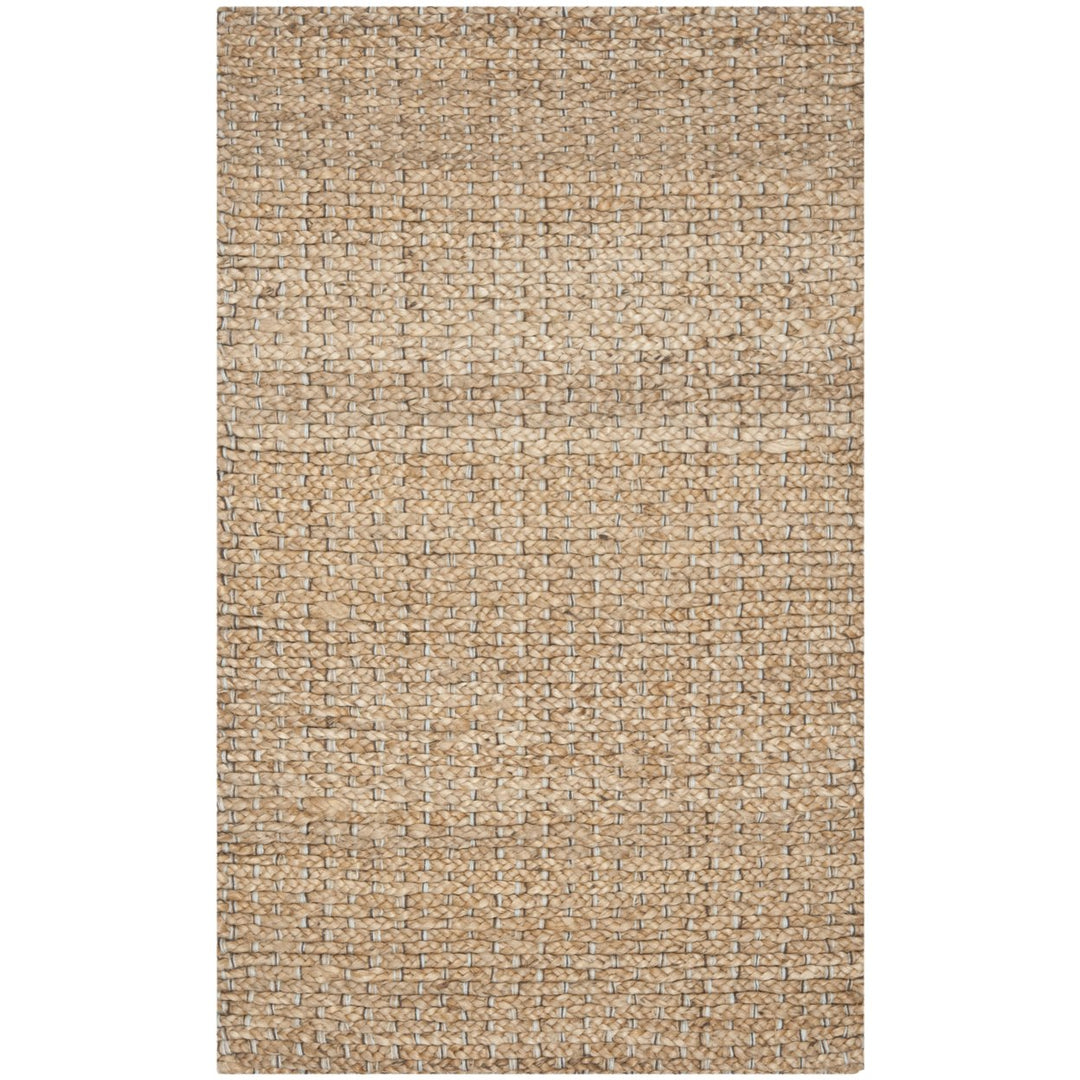 SAFAVIEH Natural Fiber NF452A Light Blue / Natural Rug Image 1