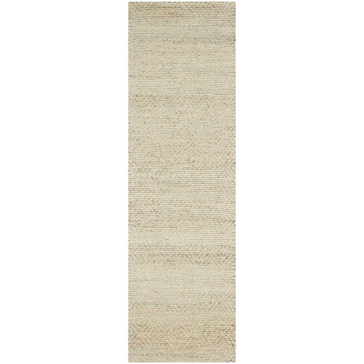 SAFAVIEH Natural Fiber NF453A Natural / Green Rug Image 1