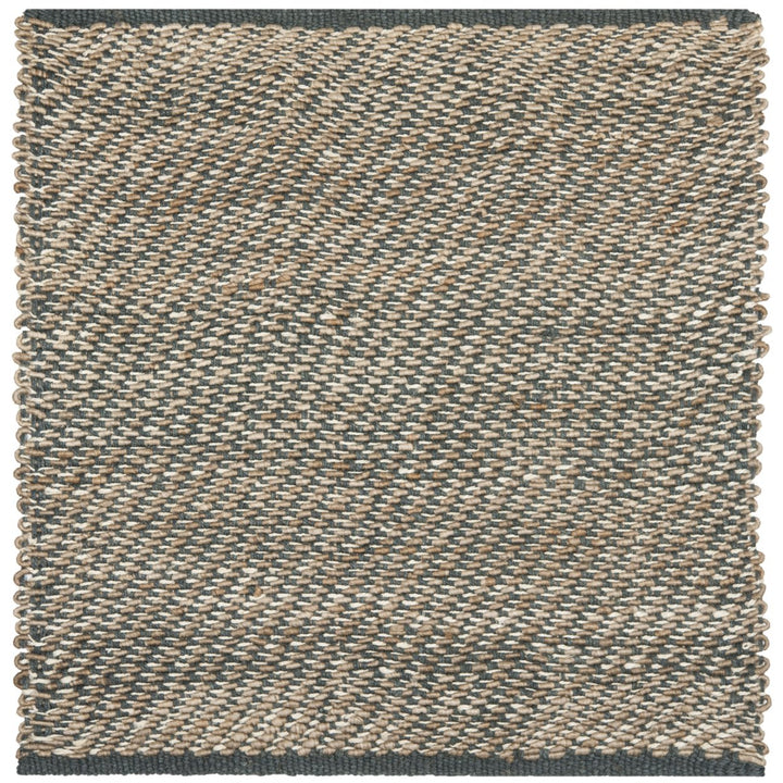 SAFAVIEH Natural Fiber NF454A Blue / Natural Rug Image 4