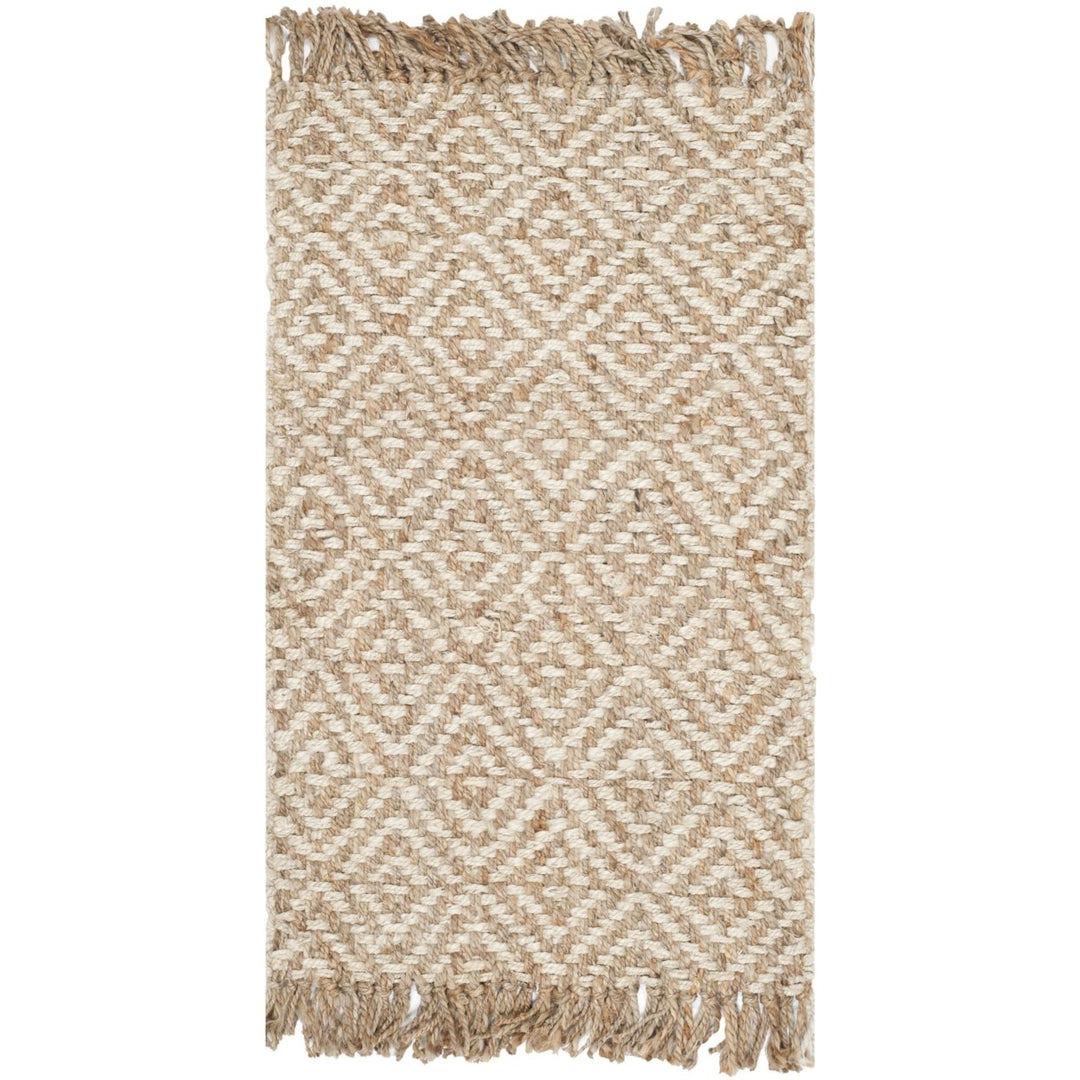 SAFAVIEH Natural Fiber NF450A Natural / Ivory Rug Image 1