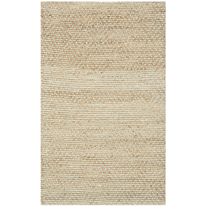 SAFAVIEH Natural Fiber NF453A Natural / Green Rug Image 1