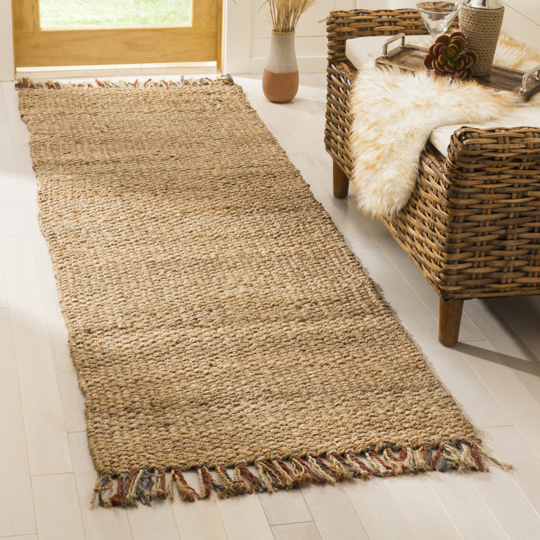 SAFAVIEH Natural Fiber NF455A Natural / Multi Rug Image 2