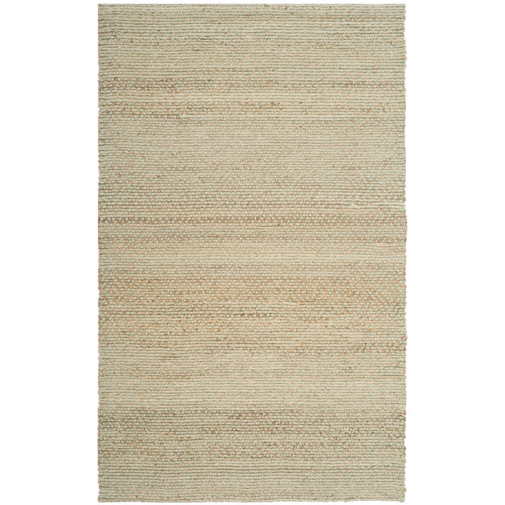 SAFAVIEH Natural Fiber NF453A Natural / Green Rug Image 1