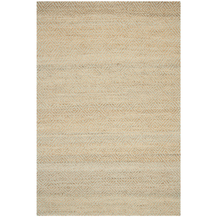 SAFAVIEH Natural Fiber NF453A Natural / Green Rug Image 9