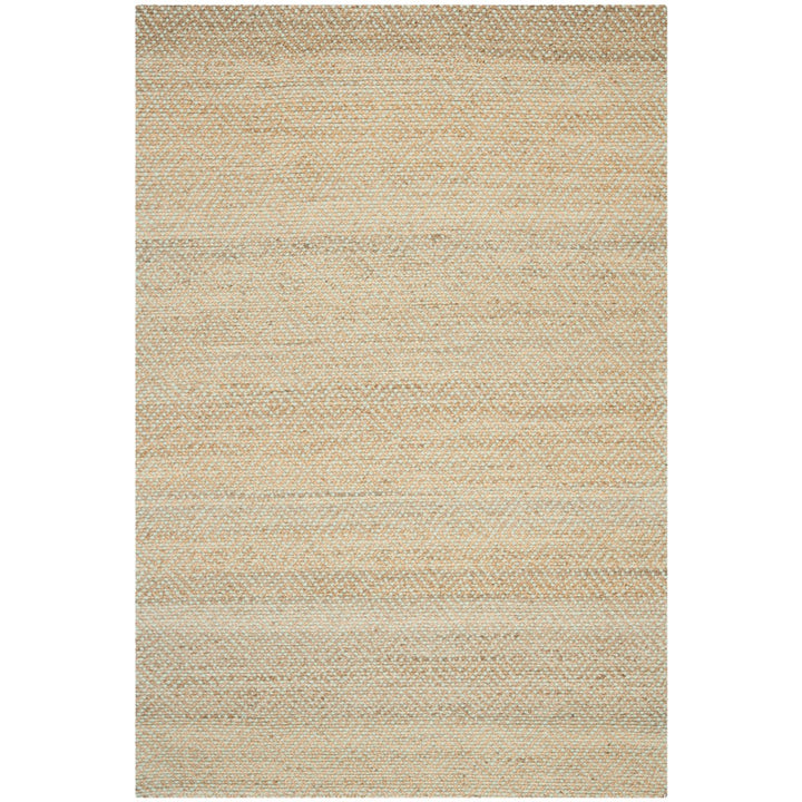 SAFAVIEH Natural Fiber NF453A Natural / Green Rug Image 1