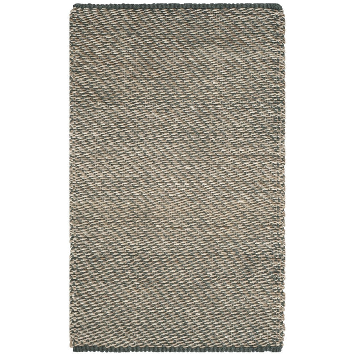 SAFAVIEH Natural Fiber NF454A Blue / Natural Rug Image 1