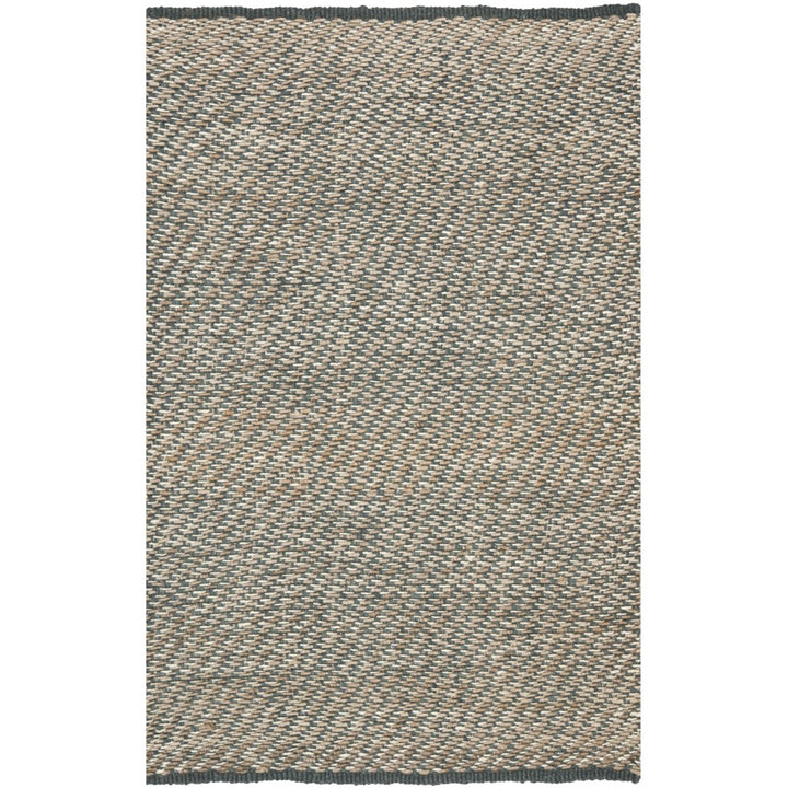 SAFAVIEH Natural Fiber NF454A Blue / Natural Rug Image 1