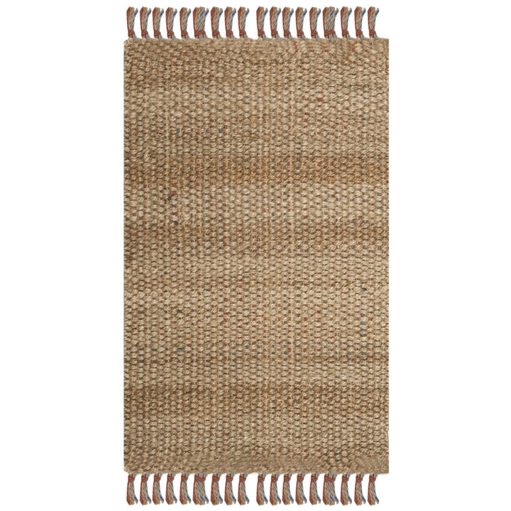 SAFAVIEH Natural Fiber NF455A Natural / Multi Rug Image 1