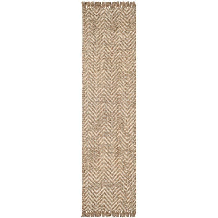 SAFAVIEH Natural Fiber NF458A Bleach / Natural Rug Image 1