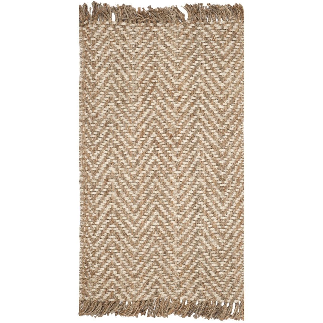 SAFAVIEH Natural Fiber NF458A Bleach / Natural Rug Image 8