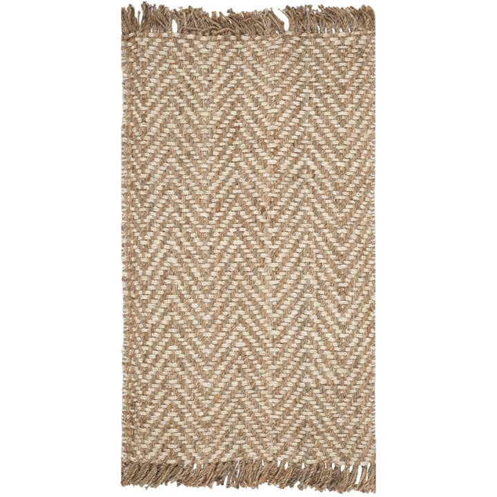 SAFAVIEH Natural Fiber NF458A Bleach / Natural Rug Image 8