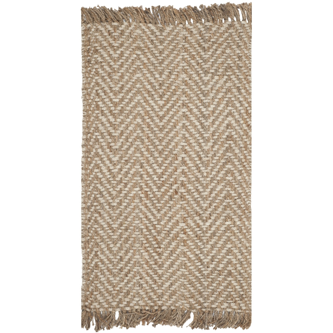 SAFAVIEH Natural Fiber NF458A Bleach / Natural Rug Image 10