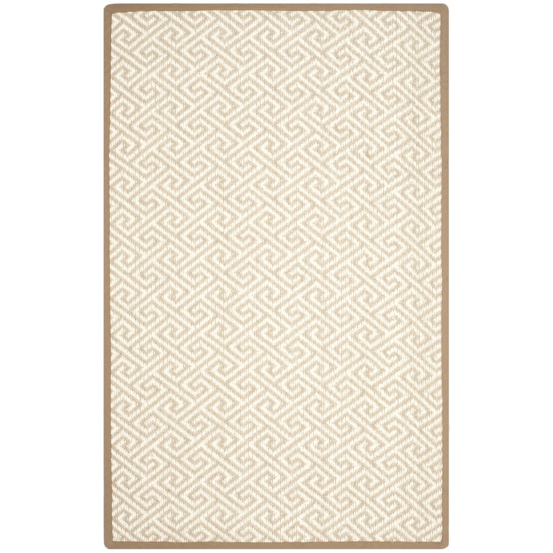 SAFAVIEH Natural Fiber Collection NF462A Natural Rug Image 1