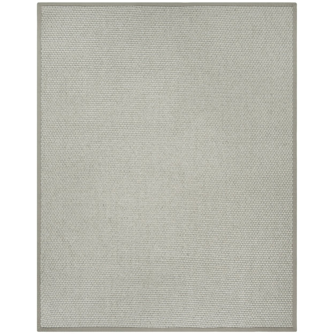 SAFAVIEH Natural Fiber Collection NF463B Silver/Grey Rug Image 1