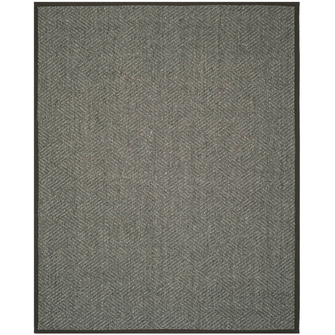 SAFAVIEH Natural Fiber NF464A Grey / Dark Grey Rug Image 4