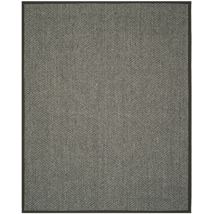 SAFAVIEH Natural Fiber NF464A Grey / Dark Grey Rug Image 4