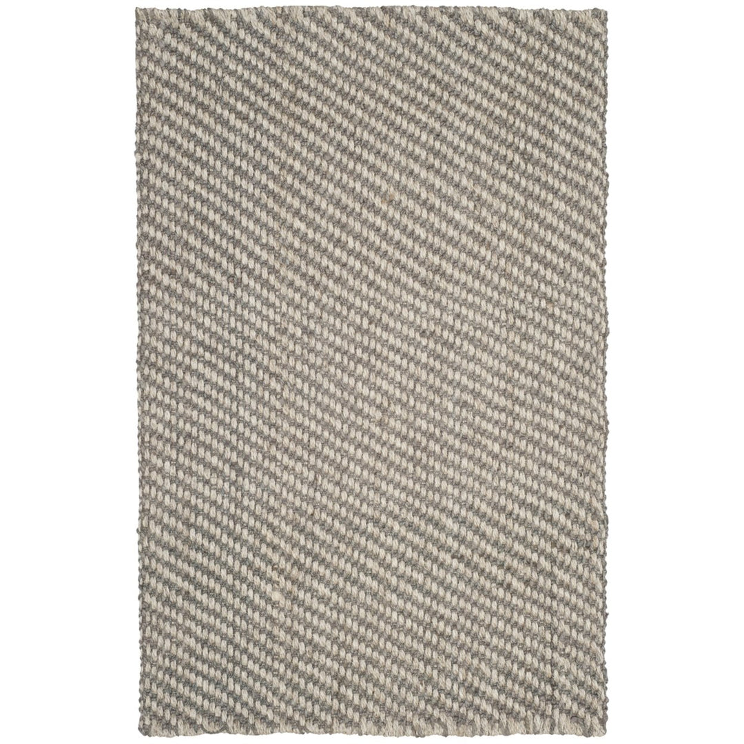 SAFAVIEH Natural Fiber NF470A Handmade Natural /Grey Rug Image 1