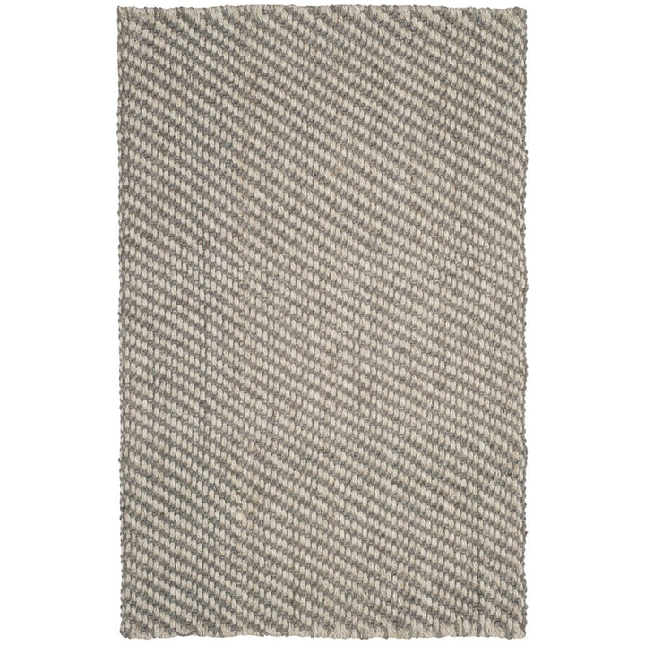 SAFAVIEH Natural Fiber NF470A Handmade Natural /Grey Rug Image 1