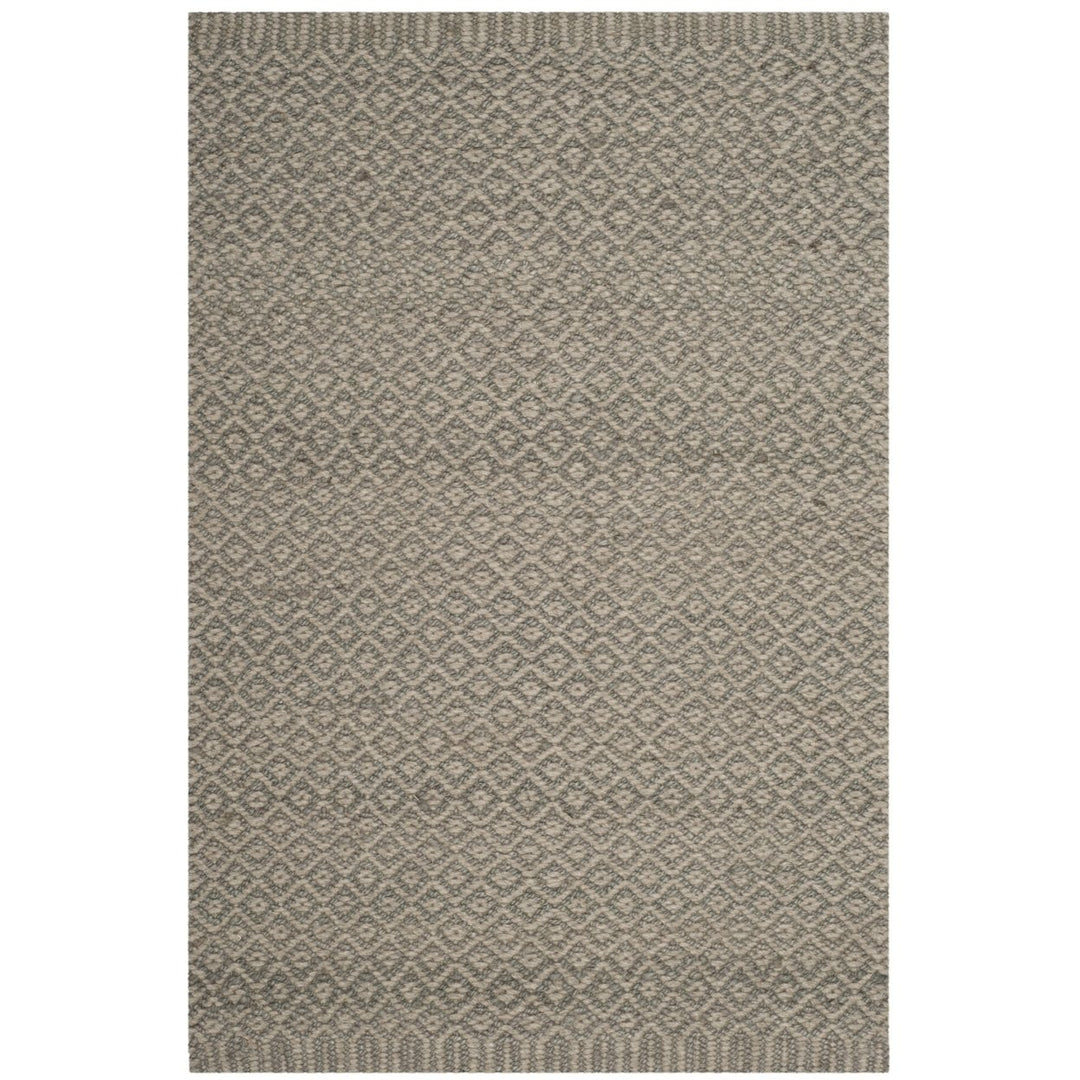 SAFAVIEH Natural Fiber Collection NF473A Grey Rug Image 1