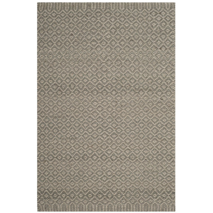 SAFAVIEH Natural Fiber Collection NF473A Grey Rug Image 1