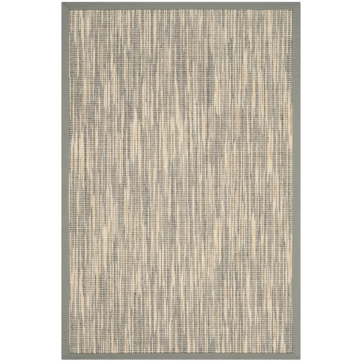 SAFAVIEH Natural Fiber NF474B Natural / Grey Rug Image 2