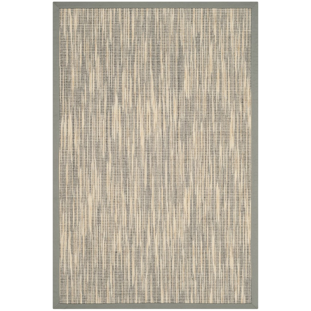 SAFAVIEH Natural Fiber NF474B Natural / Grey Rug Image 1