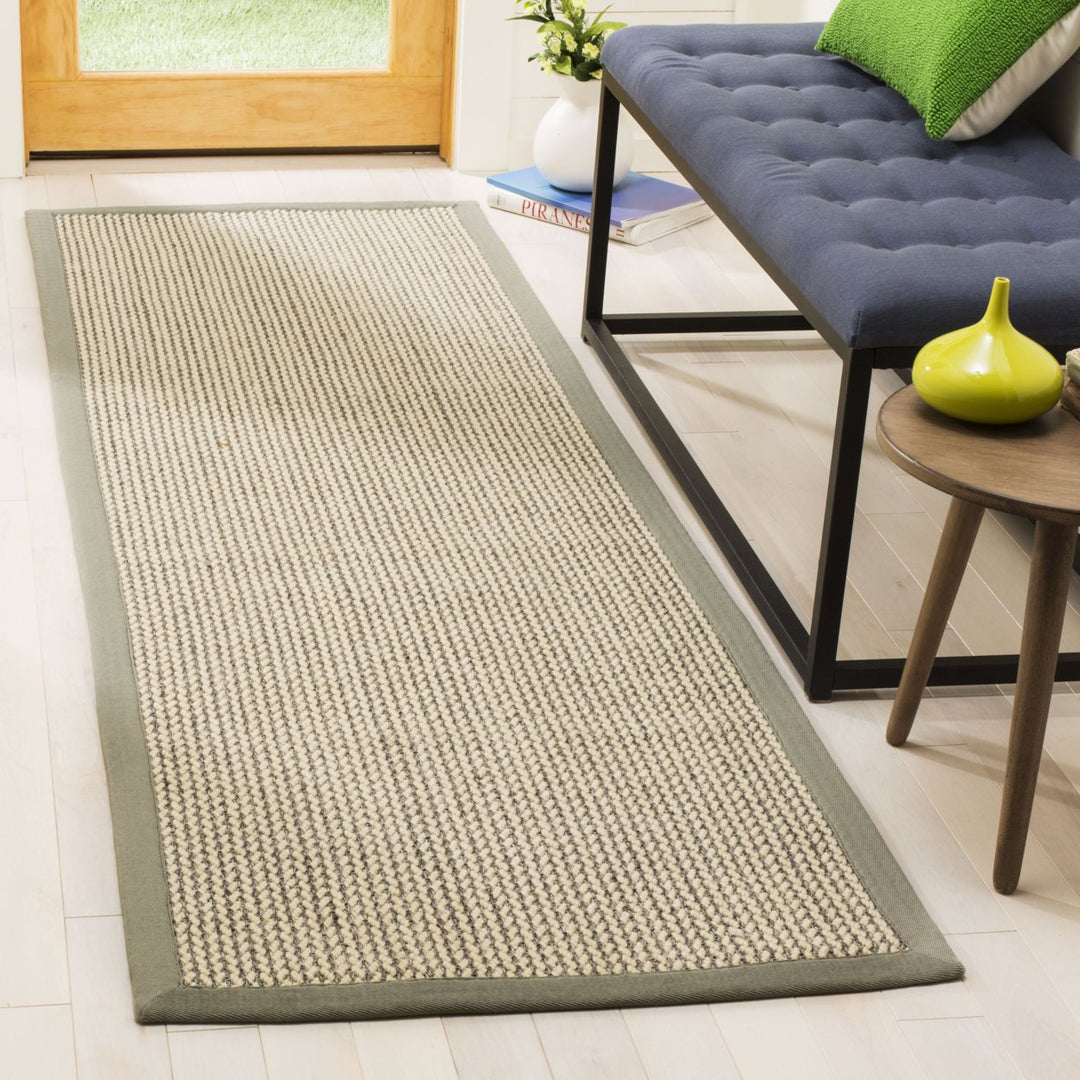 SAFAVIEH Natural Fiber Collection NF475A Grey Rug Image 2