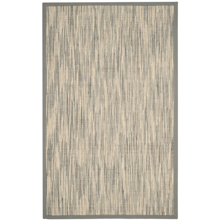 SAFAVIEH Natural Fiber NF474B Natural / Grey Rug Image 1