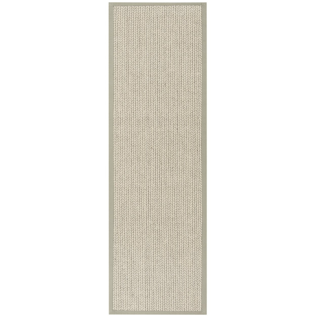 SAFAVIEH Natural Fiber Collection NF475A Grey Rug Image 1