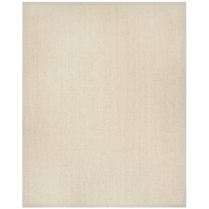 SAFAVIEH Natural Fiber Collection NF475C Light Grey Rug Image 1