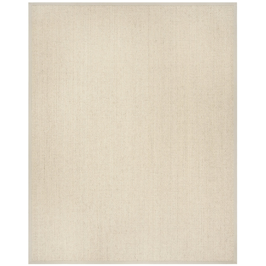 SAFAVIEH Natural Fiber Collection NF475C Light Grey Rug Image 1