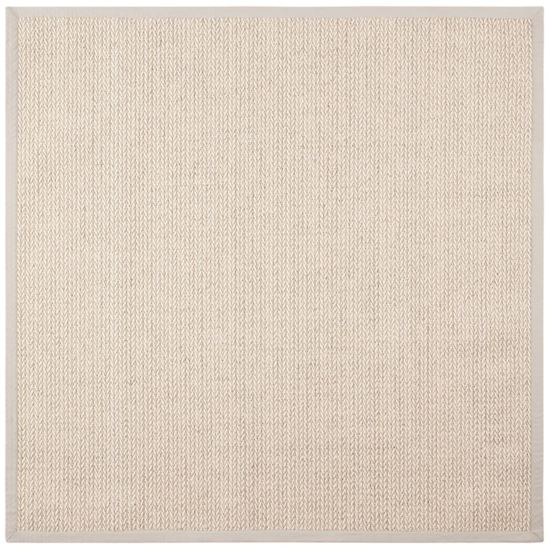 SAFAVIEH Natural Fiber Collection NF475C Light Grey Rug Image 1