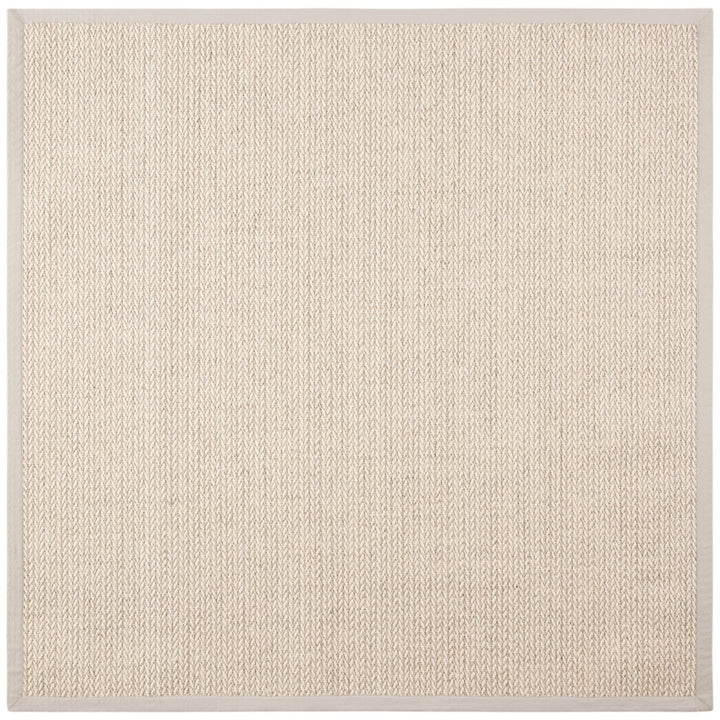 SAFAVIEH Natural Fiber Collection NF475C Light Grey Rug Image 1