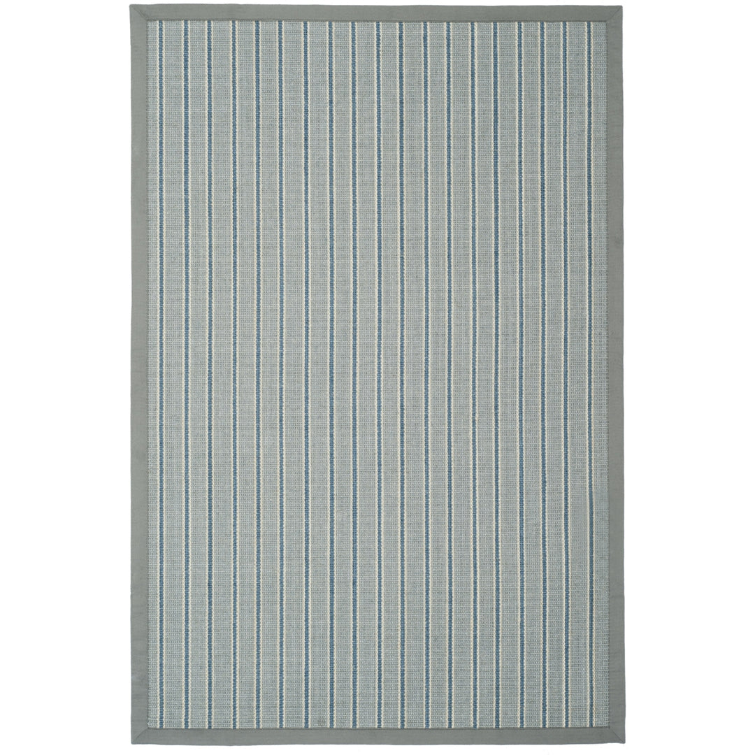 SAFAVIEH Natural Fiber NF477A Ivory Blue / Grey Rug Image 2