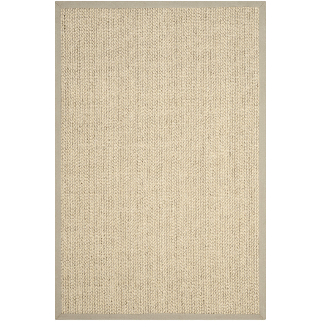 SAFAVIEH Natural Fiber Collection NF475C Light Grey Rug Image 1