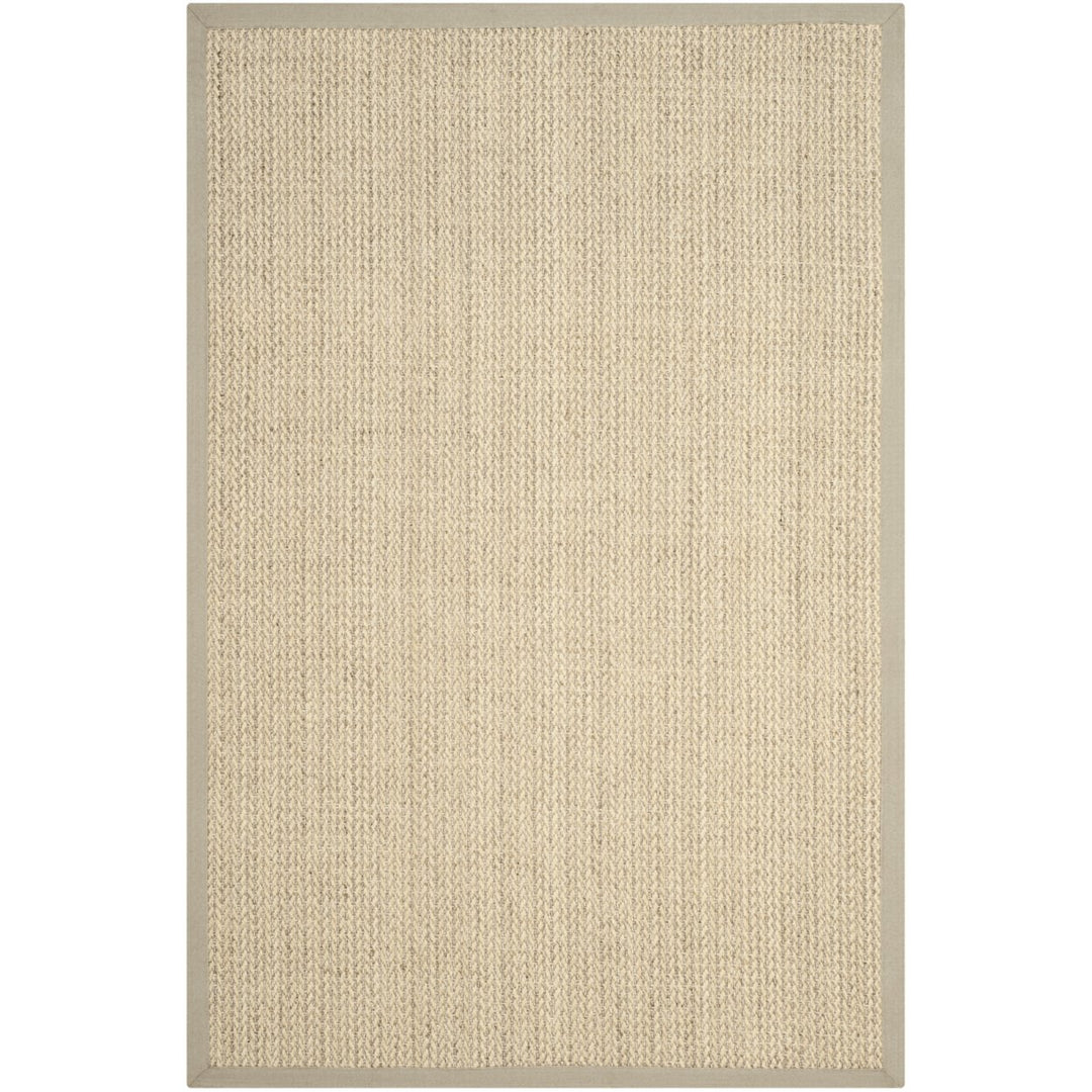 SAFAVIEH Natural Fiber Collection NF475C Light Grey Rug Image 1