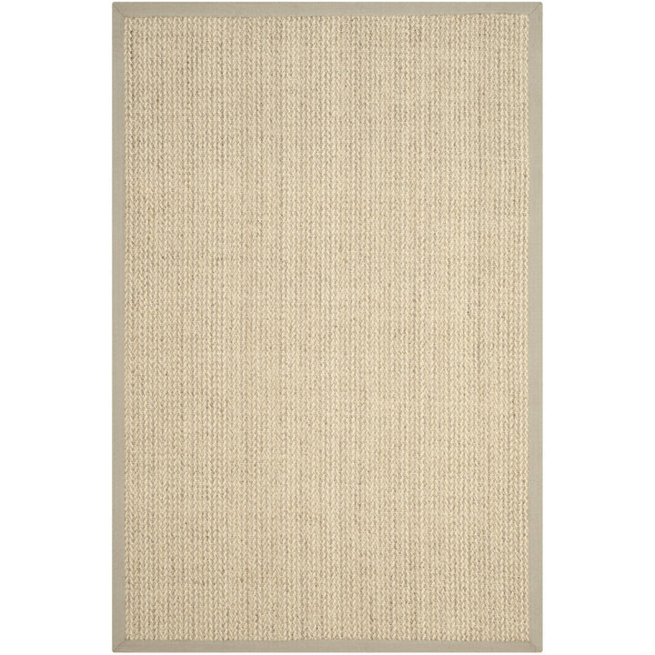 SAFAVIEH Natural Fiber Collection NF475C Light Grey Rug Image 1