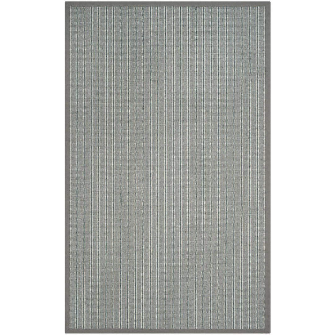 SAFAVIEH Natural Fiber NF477A Ivory Blue / Grey Rug Image 4