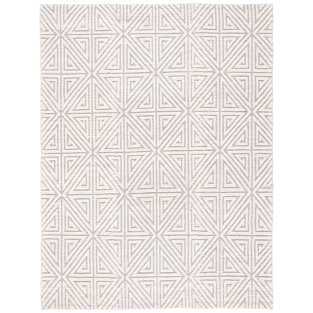 SAFAVIEH Natural Fiber NF556F Handwoven Grey / Ivory Rug Image 1