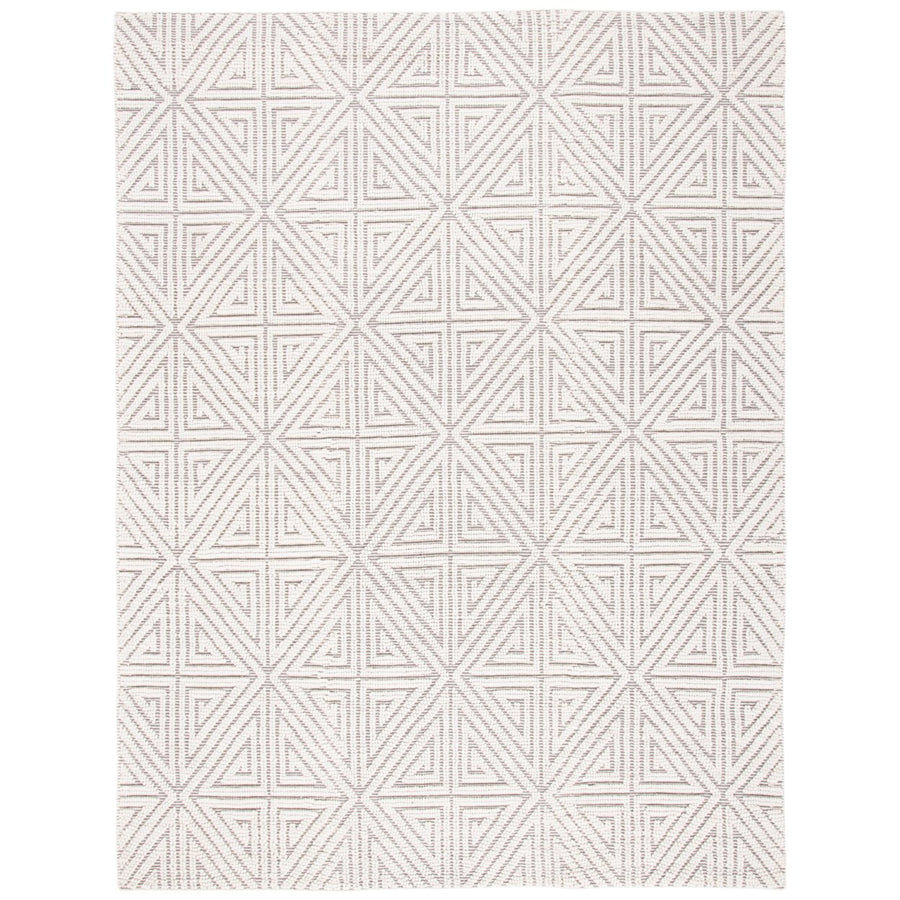 SAFAVIEH Natural Fiber NF556F Handwoven Grey / Ivory Rug Image 1