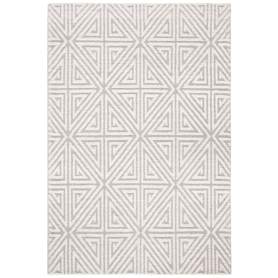 SAFAVIEH Natural Fiber NF556F Handwoven Grey / Ivory Rug Image 6